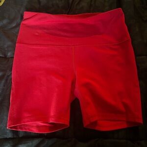 NWOT DSG Women's Vibrant Red Bike Shorts